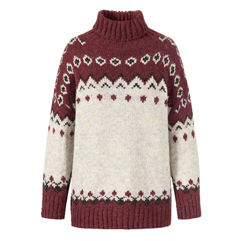 Lisi - schicker geometrischer Pullover für Frauen