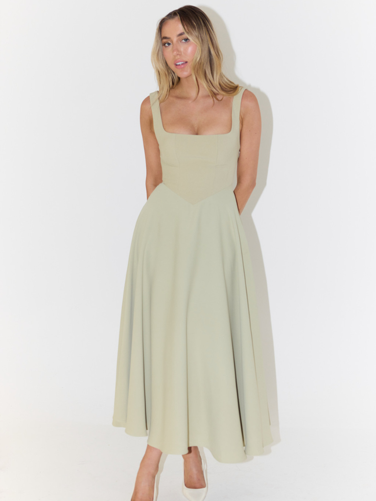 Zinovia - Stilvolles ärmelloses Kleid