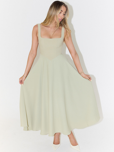 Zinovia - Stilvolles ärmelloses Kleid