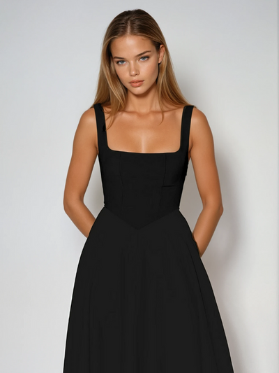 Zinovia - Stilvolles ärmelloses Kleid