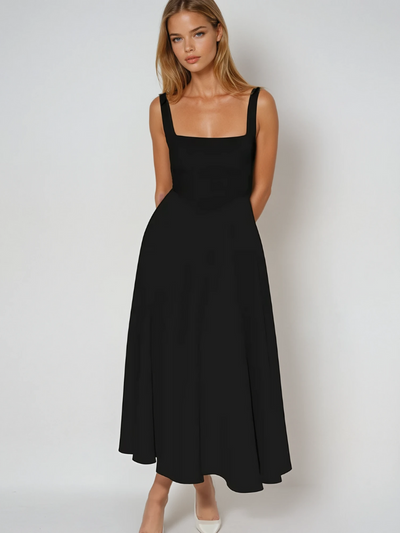 Zinovia - Stilvolles ärmelloses Kleid