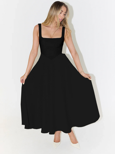 Zinovia - Stilvolles ärmelloses Kleid
