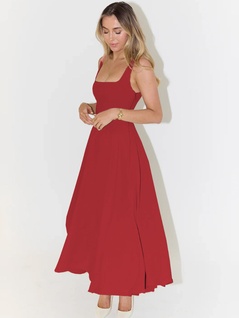 Zinovia - Stilvolles ärmelloses Kleid