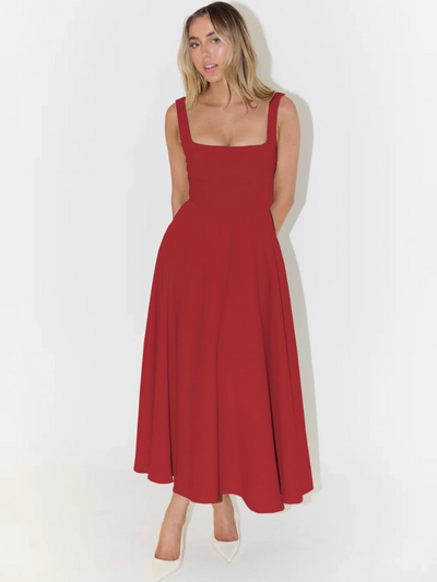 Zinovia - Stilvolles ärmelloses Kleid