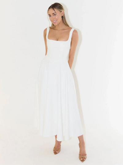 Zinovia - Stilvolles ärmelloses Kleid