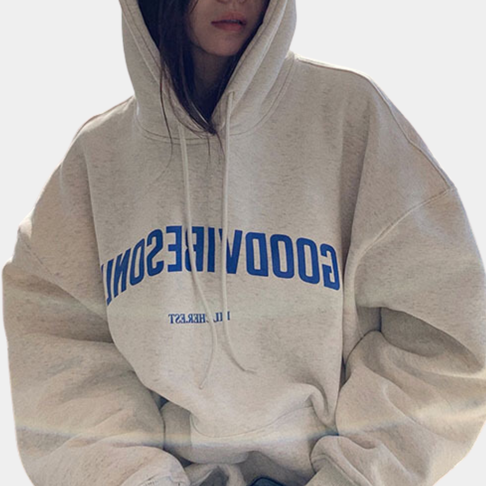 Oversize-Kapuzenpullover – kuschelig – warm – Pullover mit Kapuze – Damenbekleidung