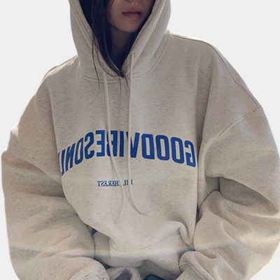 Oversize-Kapuzenpullover – kuschelig – warm – Pullover mit Kapuze – Damenbekleidung