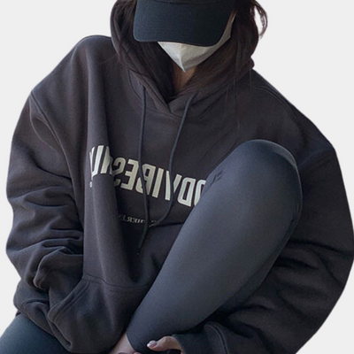 Oversize-Kapuzenpullover – kuschelig – warm – Pullover mit Kapuze – Damenbekleidung