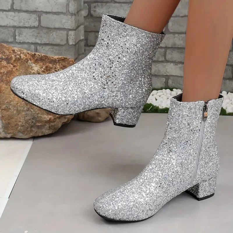 Pailletten-Party-Stiefel