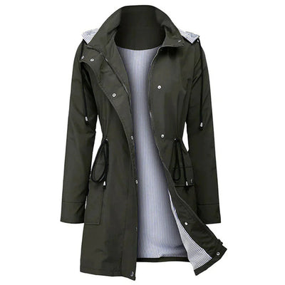 Parka-Jacke | Mit Kapuze | Wasserdicht | Windbreaker-Jacke | Damenjacke