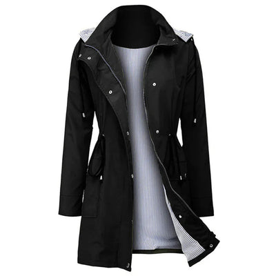 Parka-Jacke | Mit Kapuze | Wasserdicht | Windbreaker-Jacke | Damenjacke