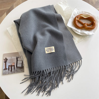 Pashmina-Schal – warm – doppelseitig – Winterschal – Damenschal