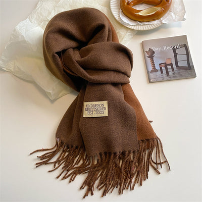 Pashmina-Schal – warm – doppelseitig – Winterschal – Damenschal