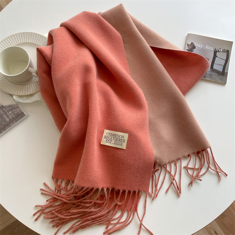 Pashmina-Schal – warm – doppelseitig – Winterschal – Damenschal