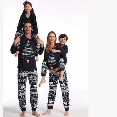 Passende Pyjamas – Gemütlich – Langarm – Passende Weihnachtspyjamas – Weihnachtspyjamas für die ganze Familie