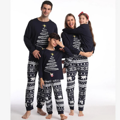 Passende Pyjamas – Gemütlich – Langarm – Passende Weihnachtspyjamas – Weihnachtspyjamas für die ganze Familie
