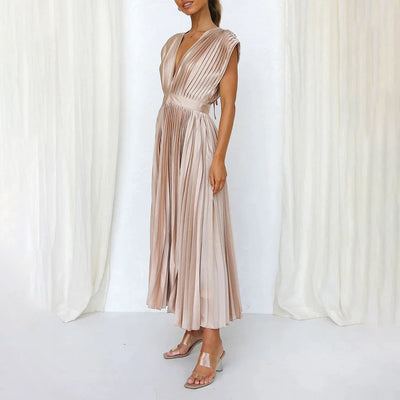 Amira Elegantes Kleid Für Damen - Vielseitig, Figurbetont & Aus Hochwertigen Stoffen, In Verschiedenen Farben