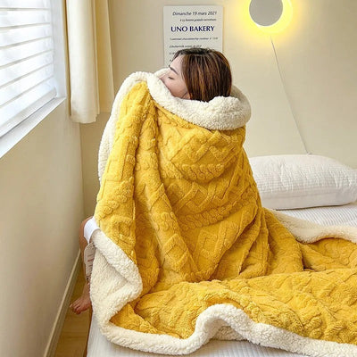 Plüschdecke | flauschig | warm | kuschelig Sherpa-Decke | Winterdecke