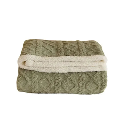 Plüschdecke | flauschig | warm | kuschelig Sherpa-Decke | Winterdecke
