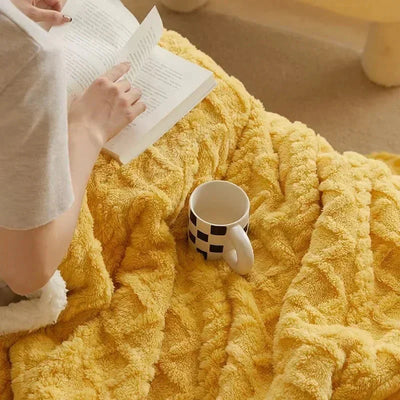 Plüschdecke | flauschig | warm | kuschelig Sherpa-Decke | Winterdecke
