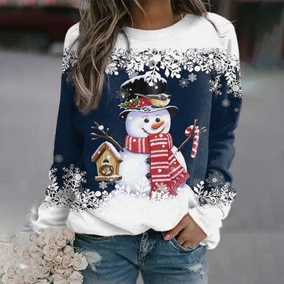 Lenia | Damen Weihnachten Warme Pullover | Winter