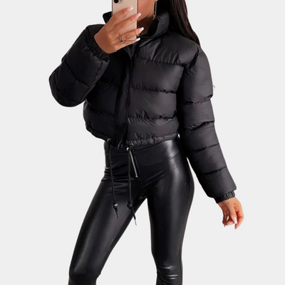 Pufferjacke | Kurz geschnitten | Stehkragen | Winterjacke | Daunenjacken für Damen