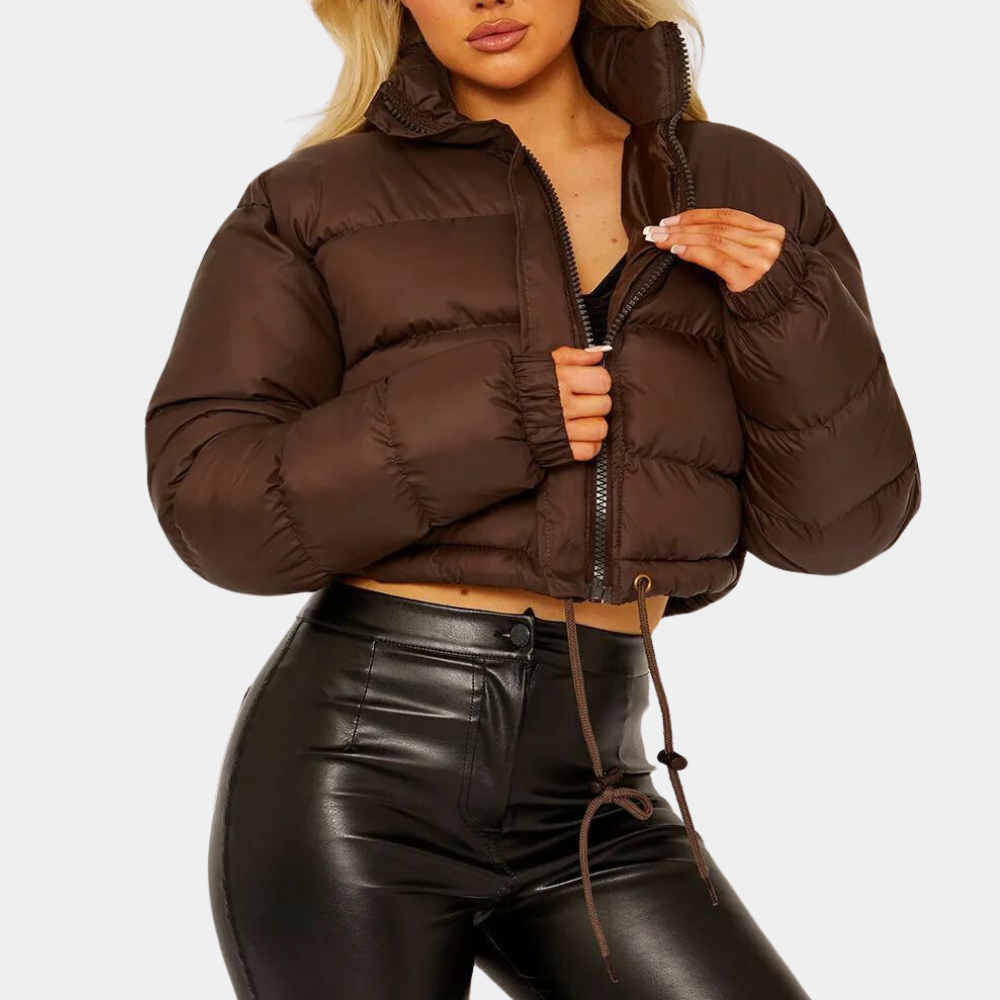 Pufferjacke | Kurz geschnitten | Stehkragen | Winterjacke | Daunenjacken für Damen
