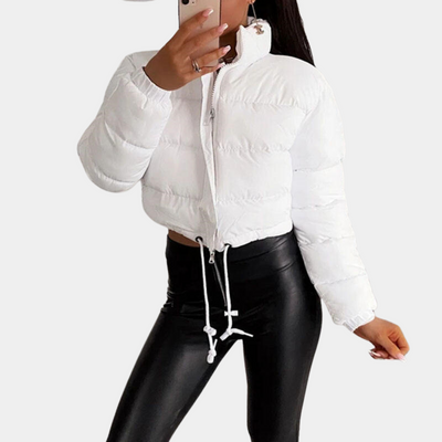 Pufferjacke | Kurz geschnitten | Stehkragen | Winterjacke | Daunenjacken für Damen