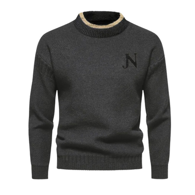 Pullover | Warm | Hoher Kragen | Strickpullover | Herrenbekleidung