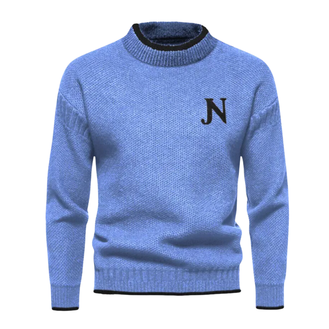 Pullover | Warm | Hoher Kragen | Strickpullover | Herrenbekleidung