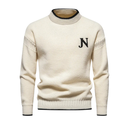 Pullover | Warm | Hoher Kragen | Strickpullover | Herrenbekleidung