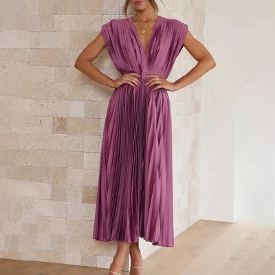 Amira Elegantes Kleid Für Damen - Vielseitig, Figurbetont & Aus Hochwertigen Stoffen, In Verschiedenen Farben