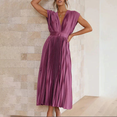 Amira Elegantes Kleid Für Damen - Vielseitig, Figurbetont & Aus Hochwertigen Stoffen, In Verschiedenen Farben
