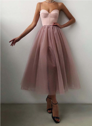 Esmeralda - Spaghetti Riemen gerade Linie Abschlussball Kleid