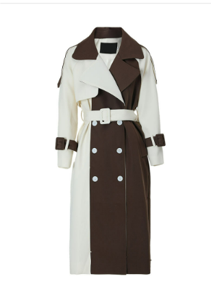 Elesen | Damen Stylischer Trench Mantel | Lange