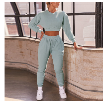 Demtrian | Damen Bequeme Satz | Langarm