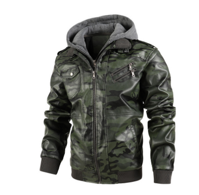 Buxlerim | Herren Reißverschluß Wasserdicht Kapuze Jacke | Warme
