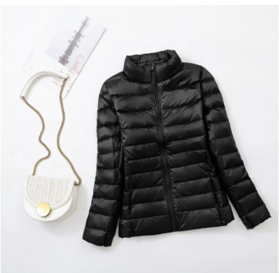 Beccya | Damen Leichte Winter Daunen Jacke | Reißverschluss
