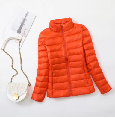 Beccya | Damen Leichte Winter Daunen Jacke | Reißverschluss