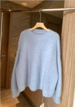 Naomiam | Damen Warme Langarm Pullover | Überdimensionale