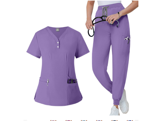 Donia | Damen Arbeitskleidung Pflege Kasacks Satz | Bequeme