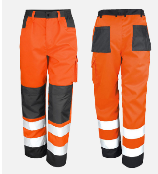 Safwan | Herren Reflektierende Streifen Hose | Arbeitskleidung