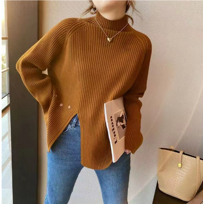 Oliena | Damen Rollkragen Warme Pullover | Winter