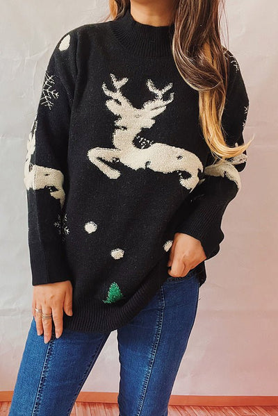 Rentier-Weihnachts-Pullover