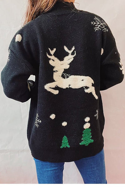 Rentier-Weihnachts-Pullover