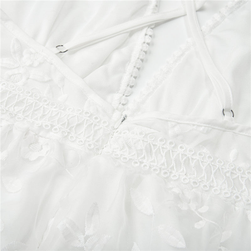 Anee - Romantisches Kleid | Ein elegantes, weißes Sommerkleid