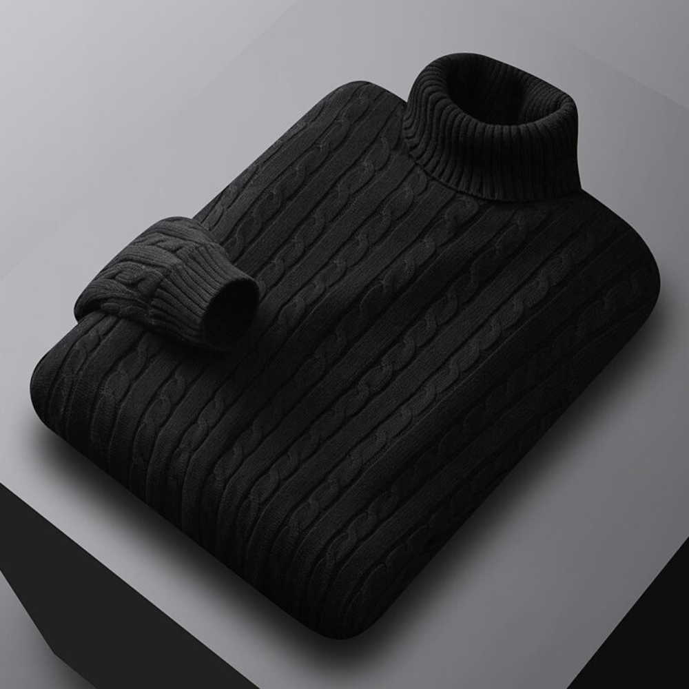 Rollkragenpullover | Dünn | Slim Fit | Strickpullover | Herrenbekleidung