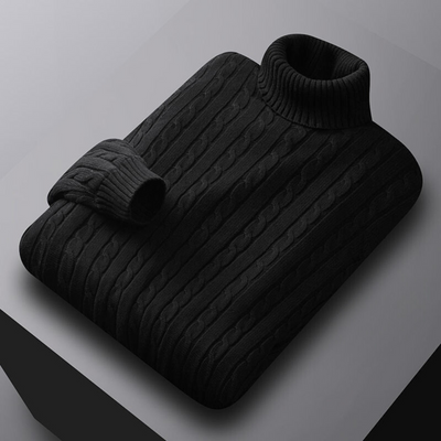 Rollkragenpullover | Dünn | Slim Fit | Strickpullover | Herrenbekleidung