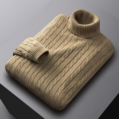 Rollkragenpullover | Dünn | Slim Fit | Strickpullover | Herrenbekleidung