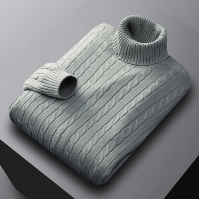 Rollkragenpullover | Dünn | Slim Fit | Strickpullover | Herrenbekleidung